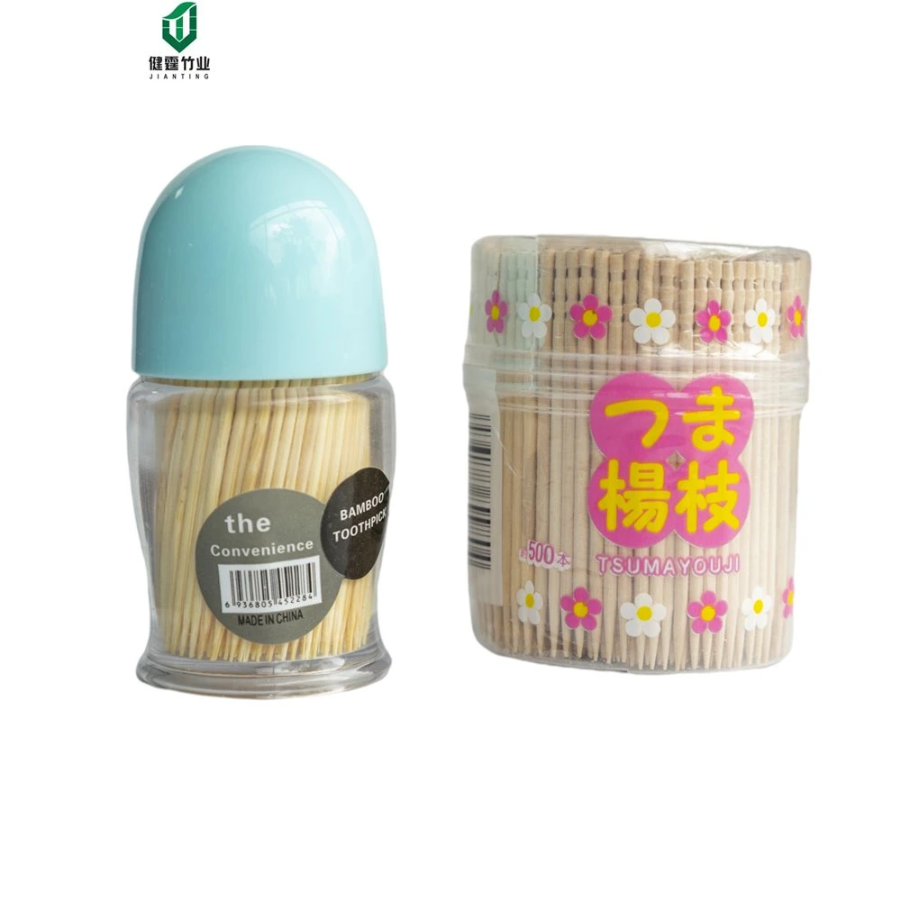 Ganzhu Plastic Bag Packed Bamboo Toothpicks Disposable