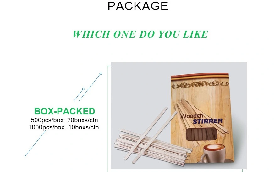1000PCS Bamboo Coffee Stirrers Stir Sticks Biodegradable Disposable Drink Stirrers 5.5inch|7.5inch| (5.5inch)