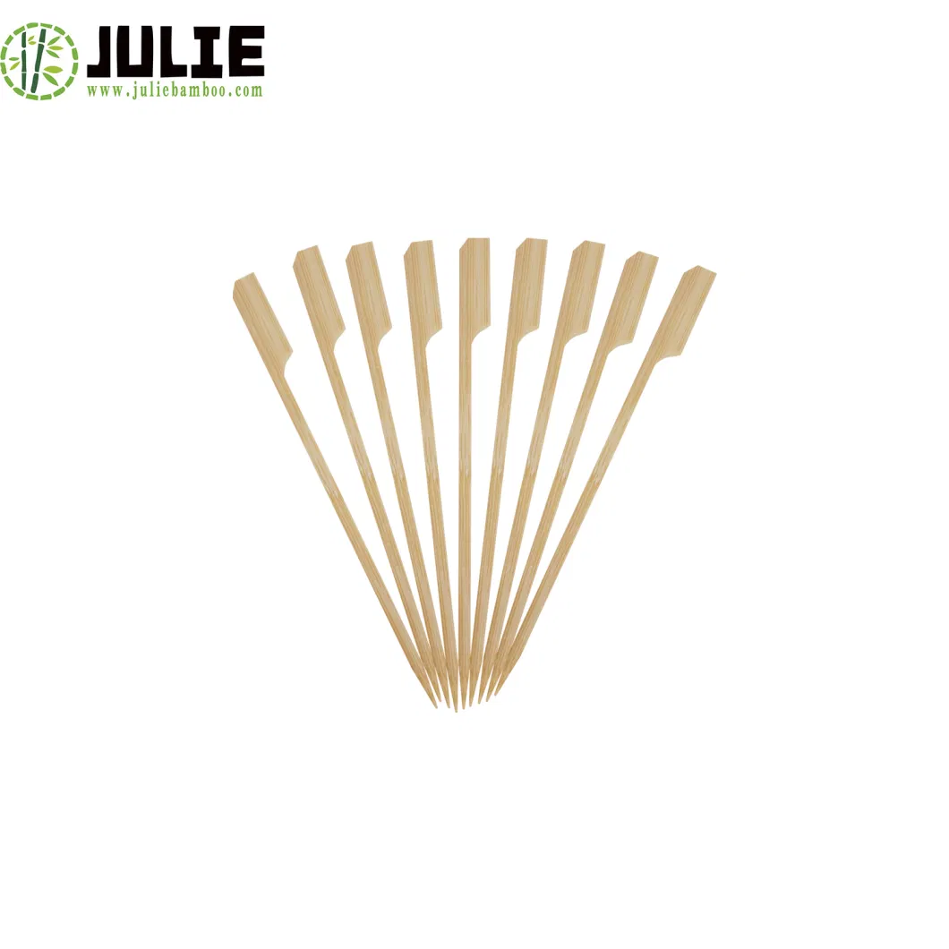 Food-Contacting Grade Eco-Friendly Hygienic High Quality Natural Bamboo Skewers for BBQ Food