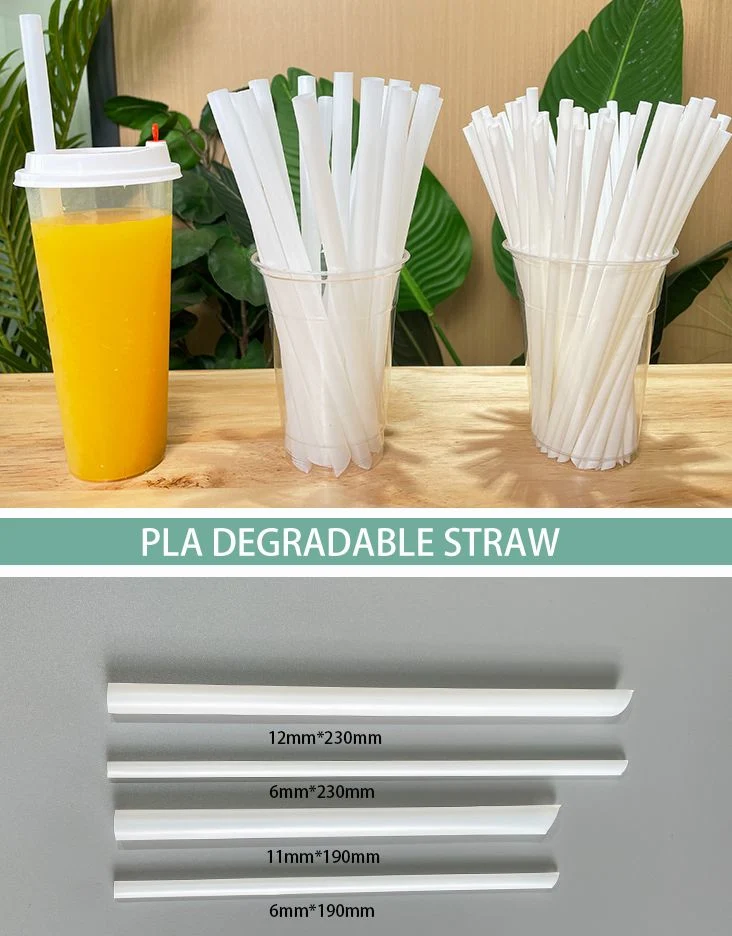 Multi Colored Disposable Biodegradable Drink Straws for Wedding Party Decoration