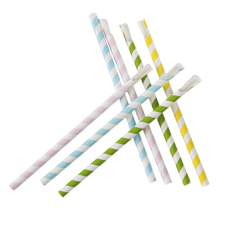 Kraft Biodegradable Paper Straws Co-Friendly Biodegradable Drinking Straws Bulk for Party Supplies, Bridal/Baby Shower, Birthday, Mixed Drinks, Weddings
