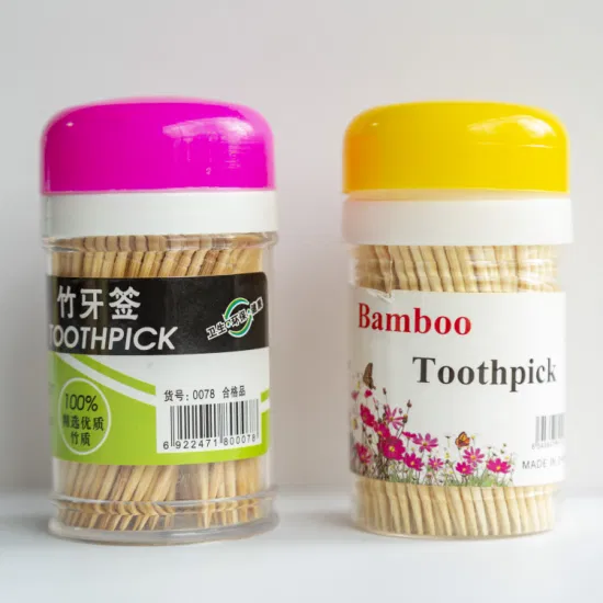 Bamboo Wooden Tooth Pick Containers