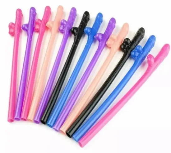 Willy Straws Drinks Travel Milkshake Straws Novelty Nude Straw Bar Bachelorette Mate Hen Night Multi
