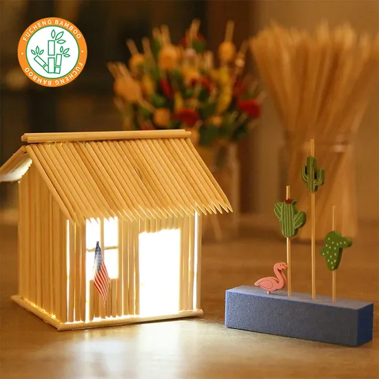 Bamboo Sticks, Rod and Pole From Factory Bamboo Skewer Pole