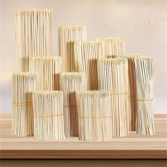 20cm 25cm 30cm 40cm Direct Factory Barbecue Bamboo Sticks Bamboo Skewer
