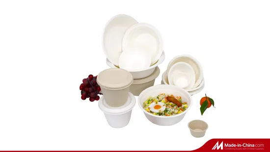 Wholesale Eco Friendly Biodegradable Sugarcane Food Containers