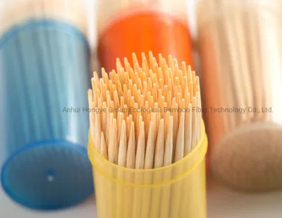 High Quality Disposable Bamboo Toothpick Tube