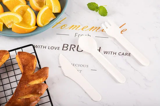 Disposable Factory Price Biodegradable Wood Cutlery Set of Knife Spoon Fork Cutlery 