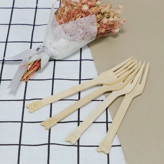 Biodegradable Wholesale Disposable Bamboo Cutlery Knife Fork Spoon Sets 