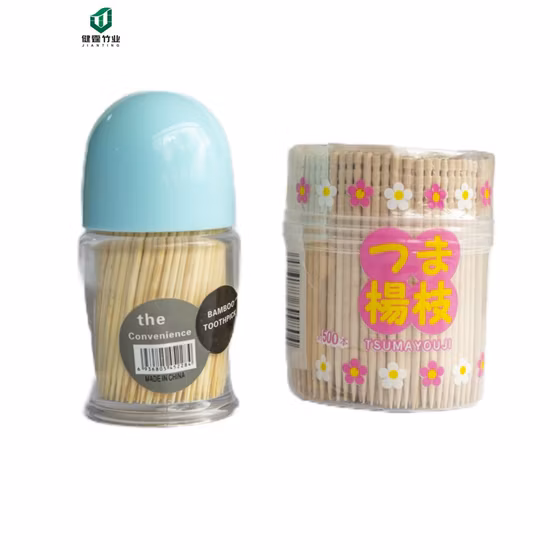 Ganzhu Plastic Bag Packed Bamboo Toothpicks Disposable