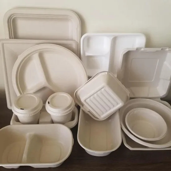 Disposable Seller Eco Friendly Compostable Sugracane Bagasse Forks Spoons Knives Wedding Cutlery 
