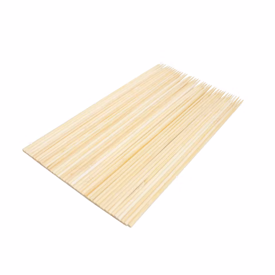 Food Grade BBQ Skewers Bamboo Skewers Barbecue Skewers Grill Sticks
