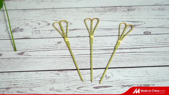 Wholesale High Quality Picks Bamboo Bead Party Cocktail Picks for Food 