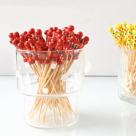 Wholesale Cheap Fruit Pick Customized Design for Party Food 