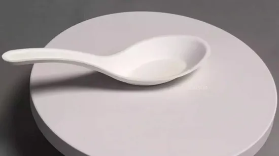 Bagasse Molded Paper Pulp Leak Grease Resistant Disposable Bulk Wholesale Biodegradable Disposable Cutlery 